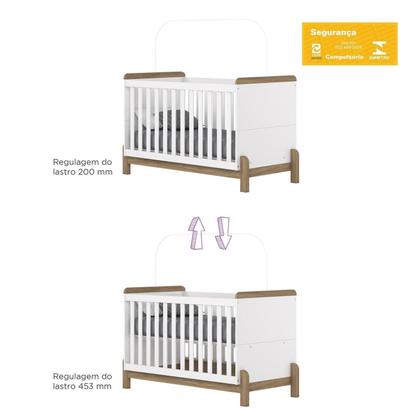 Imagem de Conjunto Quarto de Bebê Berço e Roupeiro Ternura