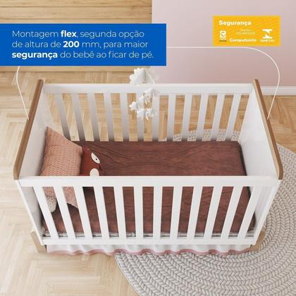 Imagem de Conjunto Quarto de Bebê Berço e Roupeiro Ternura