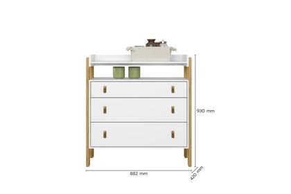 Imagem de Conjunto Quarto de Bebê Fantasia Completo Berço Americano Vira Cama e Cômoda