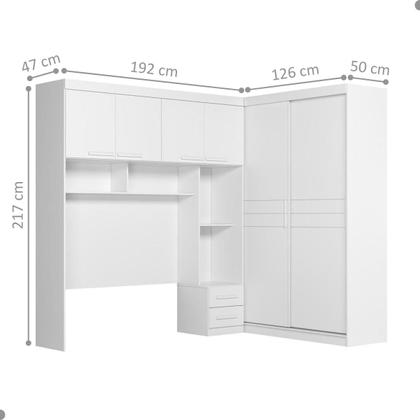 Imagem de Conjunto Quarto de Casal Branco