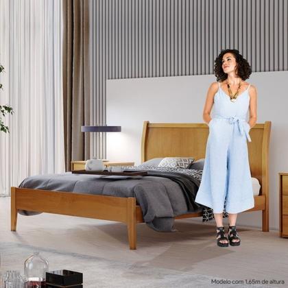 Imagem de Conjunto Quarto de Casal Cama 140cm e 2 Mesas de Cabeceira 3 Gavetas