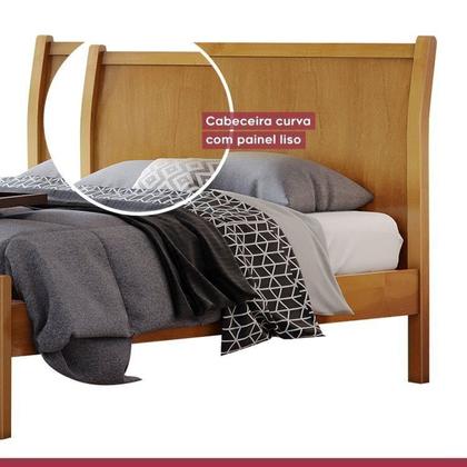 Imagem de Conjunto Quarto de Casal Cama 140cm e Cômoda 5 Gavetas com Sapateira
