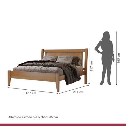 Imagem de Conjunto Quarto de Casal com Cama Queen e Cômoda 5 Gavetas com Sapateira Unique
