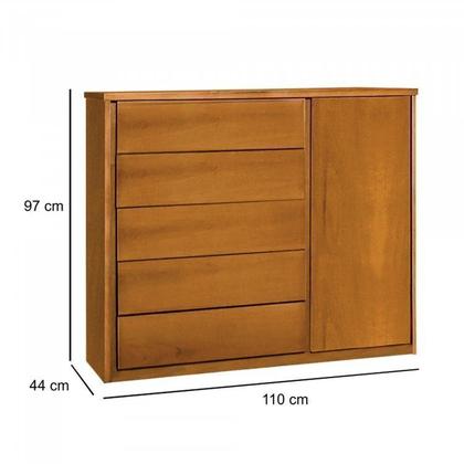 Imagem de Conjunto Quarto de Solteiro 2 Camas de 90cm e Cômoda 5 Gavetas 1 Porta com Sapateira Unique