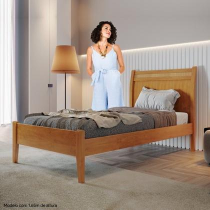 Imagem de Conjunto Quarto de Solteiro 2 Camas de 90cm e Cômoda 5 Gavetas 1 Porta com Sapateira Unique