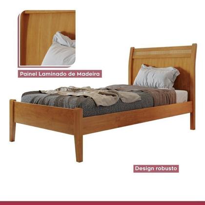 Imagem de Conjunto Quarto de Solteiro 2 Camas de 90cm e Cômoda 5 Gavetas 1 Porta com Sapateira Unique