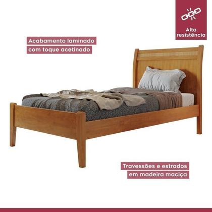 Imagem de Conjunto Quarto de Solteiro Cama 90cm e Cômoda 5 Gavetas com Sapateira Unique