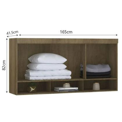 Imagem de Conjunto Quarto Eucamoveis Paris 5 Peças 8 Portas 6 Gavetas