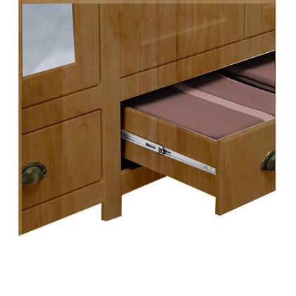 Imagem de Conjunto Quarto: Guarda-Roupa 4 Portas, Cômoda 4 Gavetas Topázio Freijó Madeira Pinus - Finestra