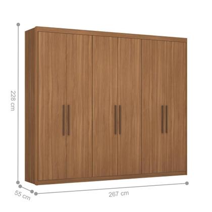 Imagem de Conjunto Quarto Guarda Roupa e Comoda Caroline Amendola