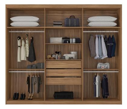 Imagem de Conjunto Quarto Guarda Roupa e Comoda Caroline Amendola