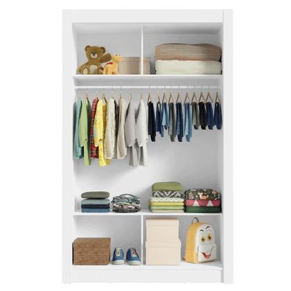 Imagem de Conjunto Quarto Infantil com Guarda Roupa 2 Portas e Cômoda Madesa