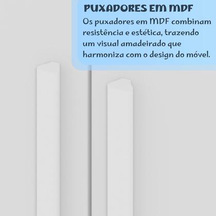Imagem de Conjunto Quarto Infantil Guarda-roupa 4 Portas e Cômoda 6 Gavetas Sofia Espresso Móveis