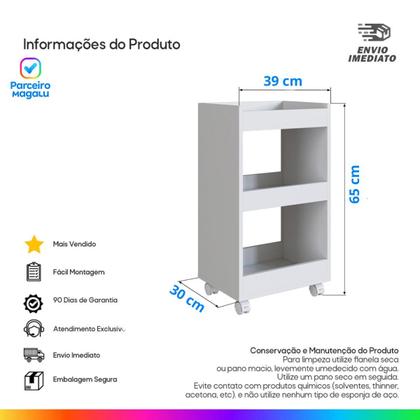 Imagem de Conjunto Quarto Infantil Mesa Escrivaninha Computador E Armário De Livros Móveis Bonatto