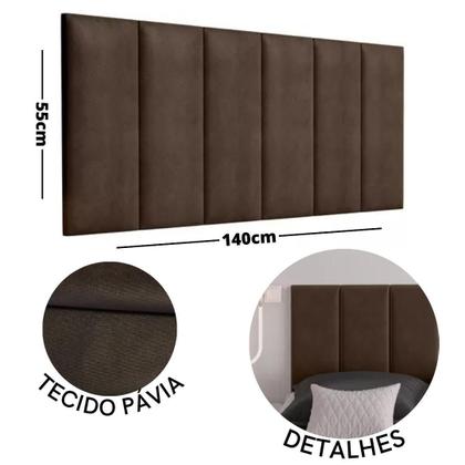 Imagem de Conjunto Quarto Mesas De Cabeceira + Cabeceira De Cama 1,40