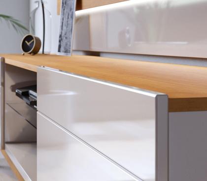 Imagem de Conjunto Rack Classic 2G OFFNATURE 2.2 com Painel Ripado Loft 2.2 - OFFNATURE