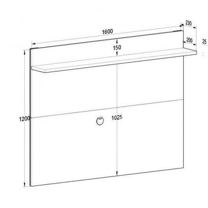 Imagem de Conjunto Rack com Painel para TV 50 Polegadas e Estante Benevello 2038