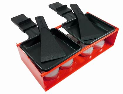 Imagem de Conjunto Raclete 13 Peças Rechaud Derreter Queijos Kit Fondue