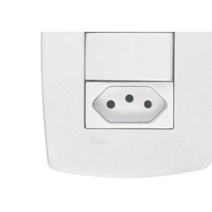 Imagem de Conjunto Rad Modular Branco 1803122 2S+1Tomada 10A