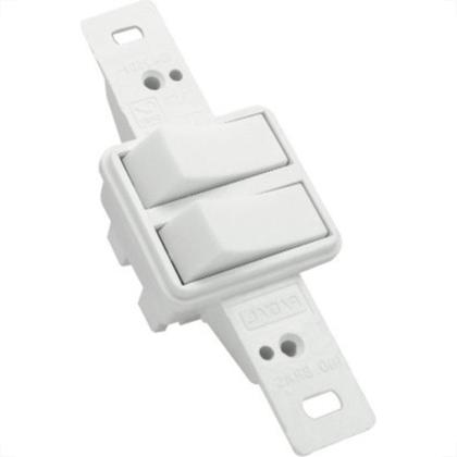 Imagem de Conjunto Rad Pollar 1901022 2 interruptores Simples S/P