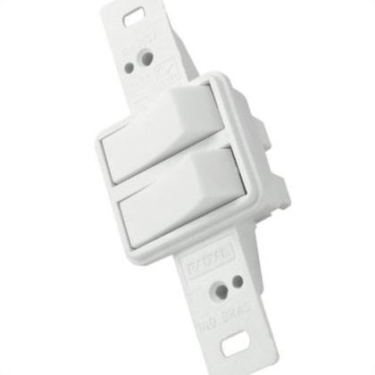 Imagem de Conjunto Rad Pollar 1901022 2 interruptores Simples S/P
