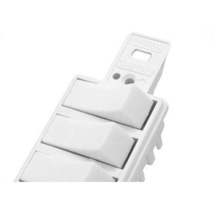 Imagem de Conjunto Rad Pollar 1901023 3 interruptores Simples S/P