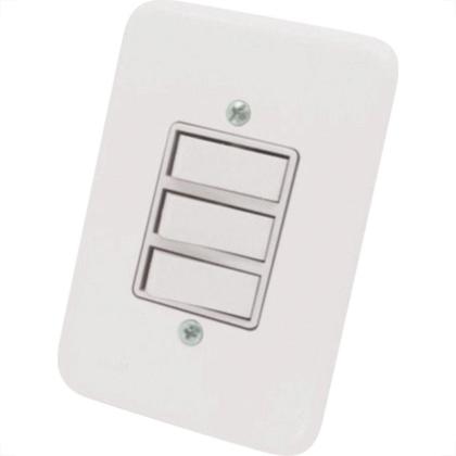 Imagem de Conjunto Radial Pollar 1901004 3 interruptores Simp