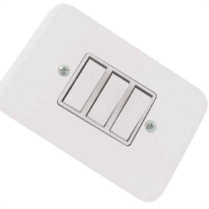 Imagem de Conjunto Radial Pollar 1901004 3 interruptores Simp