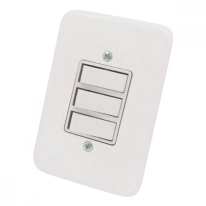 Imagem de Conjunto Radial Pollar 1901004 3 interruptores Simp