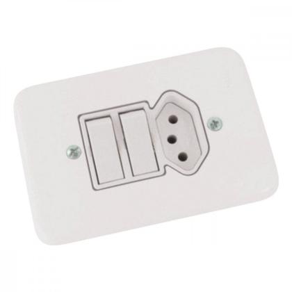 Imagem de Conjunto Radial Pollar 1901111 2Pp 1Tomada 10A