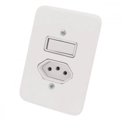 Imagem de Conjunto Radial Pollar 1901218 1S 1Tomada 20A