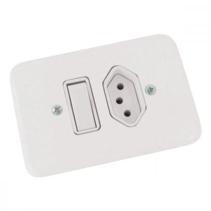 Imagem de Conjunto Radial Pollar 1901218 1S 1Tomada 20A