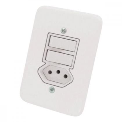 Imagem de Conjunto Radial Pollar 1901219 2Ss 1Tomada 20A