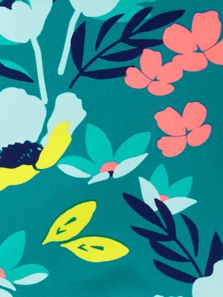 Imagem de Conjunto Rashguard Simple Joys de Carter's Girls verde/rosa 2T