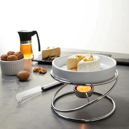 Imagem de Conjunto Rechaud Para Queijo 3 Peças Bon Gourmet 26373