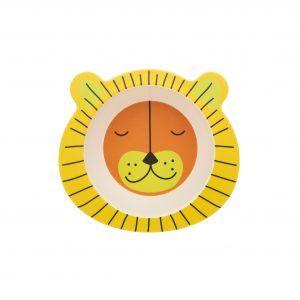 Imagem de Conjunto Refeição Infantil 5 Peças Leãozinho Oxford