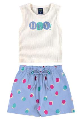 Imagem de Conjunto Regata Cropped e Short Bee Loop