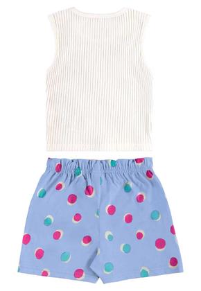 Imagem de Conjunto Regata Cropped e Short Bee Loop