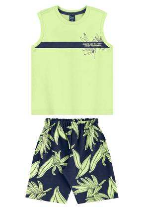 Imagem de Conjunto Regata e Bermuda Menino Bee Loop