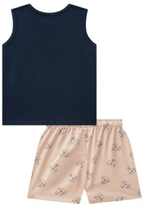 Imagem de Conjunto Regata Menino Preto Lucboo