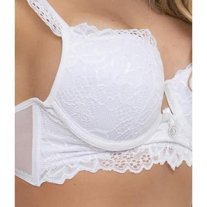 Imagem de Conjunto Rendado Branco Sepie 14318 com Saia