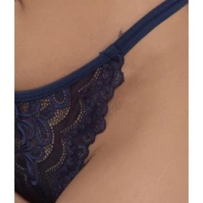 Imagem de Conjunto Rendado Marinho Sepie 24230 String