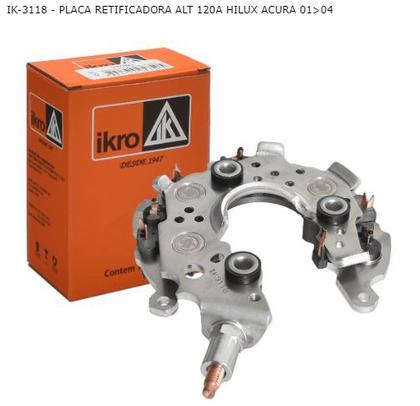 Imagem de Conjunto Retificador IK3118 Alternador 120A Hilux Honda Acura