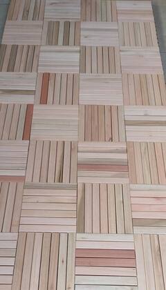 Imagem de Conjunto Revestimento Ripado Industrial 30x30cm Resistente Para Garagem
