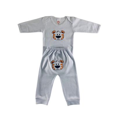 Imagem de Conjunto Roupa de Bebe Atacado Body e Mijão em Algodão