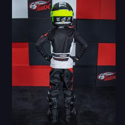 Imagem de Conjunto Roupa Infantil Amx Wg Calça Camisa Trilha Motocross