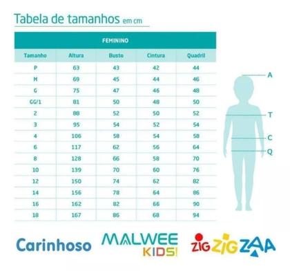 Imagem de Conjunto Roupa Menina Infantil E Juvenil Criança Feminino