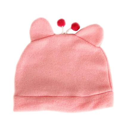 Imagem de Conjunto Roupa para Neném Menina Girafa Rosa com Touca 4 PÇS