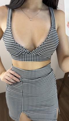Imagem de Conjunto Saia/Cropped Feminino Michele Collection Ref. MA379