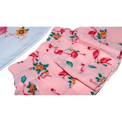 Imagem de Conjunto Saia Shorts Flamingo